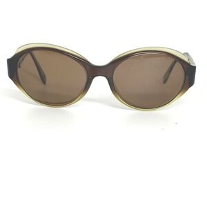 Oliver Peoples Twenty Years Merce Sunglasses‎ Brown Oval 55-19-120 DEB 22299